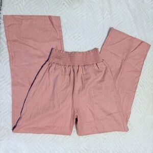 Love Tree Women's Pink Wide Leg Pants